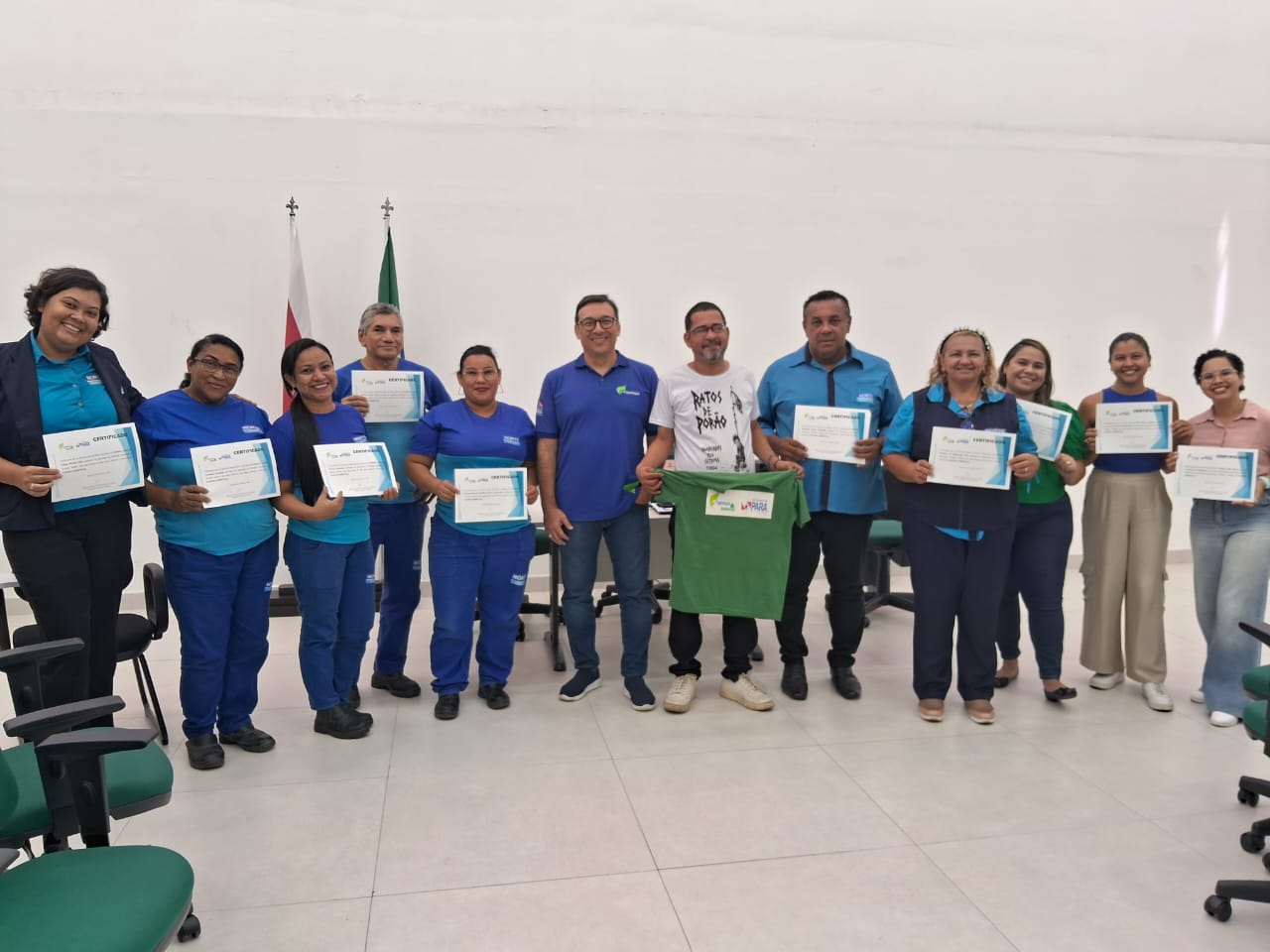 Meio Ambiente: Fapespa certifica colaboradores terceirizados em economia circular