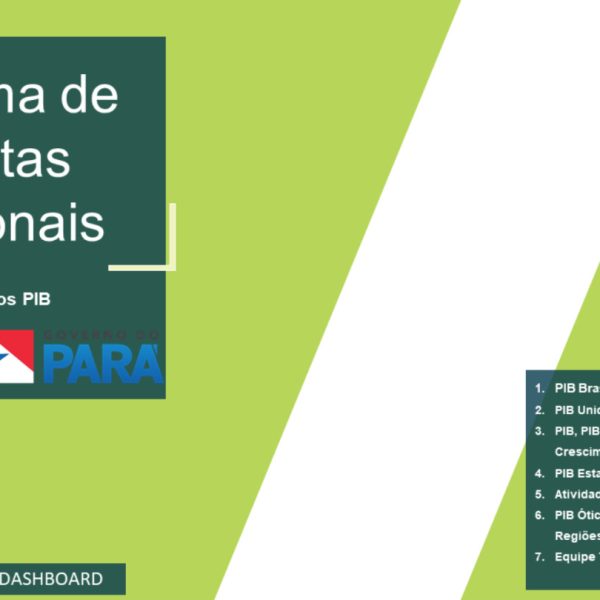 Fapespa lança Dashboard de Contas Regionais do Pará