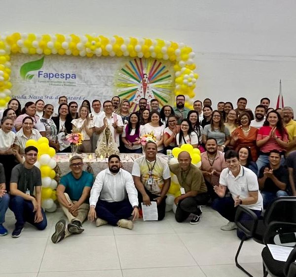 Em mais um ano de celebração da fé, Fapespa recebe visita da imagem peregrina de Nossa Senhora de Nazaré