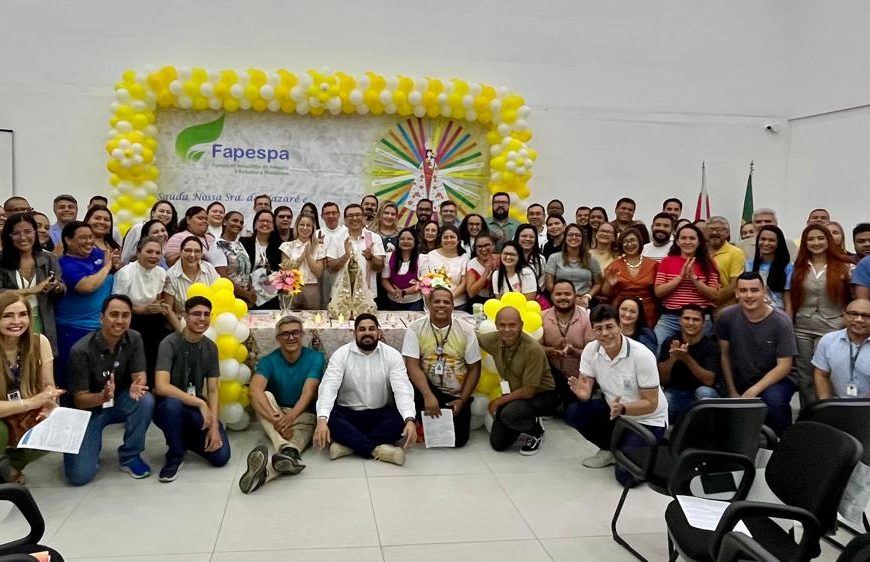 Em mais um ano de celebração da fé, Fapespa recebe visita da imagem peregrina de Nossa Senhora de Nazaré